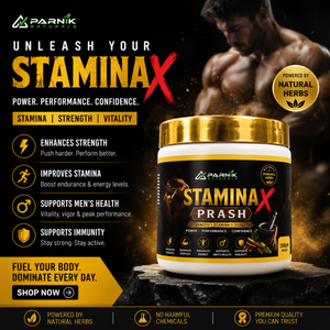 Parnik Naturals Stamina X Prash 200g & 500g | Ayurvedic Herbal Stamina, Strength & Vitality Supplement for Men | Energy, Endurance & Men's Wellness Formula