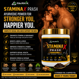 Parnik Naturals Stamina X Prash 200g & 500g | Ayurvedic Herbal Stamina, Strength & Vitality Supplement for Men | Energy, Endurance & Men's Wellness Formula