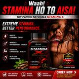 Parnik Naturals Stamina X Wellness Combo for Men – Ayurvedic Capsules & Massage Oil for Energy, Confidence & Vitality Support