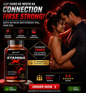 Parnik Naturals Stamina x 500Mg Capsules | Ayurvedic Men’s Vitality Support Supplement | Energy, Strength, Endurance & Wellness Support | 30 Capsules