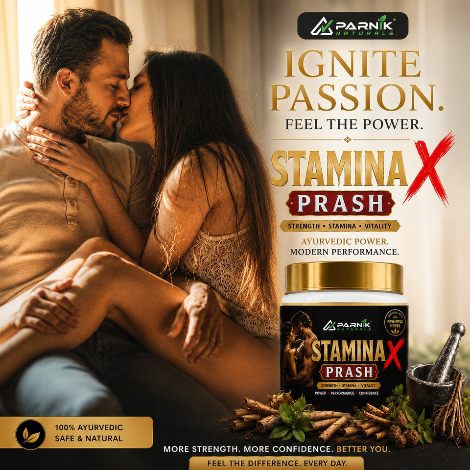 Parnik Naturals Stamina X Prash 200g & 500g | Ayurvedic Herbal Stamina, Strength & Vitality Supplement for Men | Energy, Endurance & Men's Wellness Formula