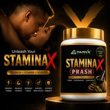 Parnik Naturals Stamina X Prash 200g & 500g | Ayurvedic Herbal Stamina, Strength & Vitality Supplement for Men | Energy, Endurance & Men's Wellness Formula