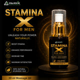 Parnik Naturals Stamina X Oil for Men – Premium Ayurvedic Herbal Massage Oil