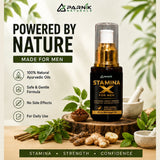 Parnik Naturals Stamina X Oil for Men – Premium Ayurvedic Herbal Massage Oil