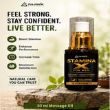 Parnik Naturals Stamina X Oil for Men – Premium Ayurvedic Herbal Massage Oil