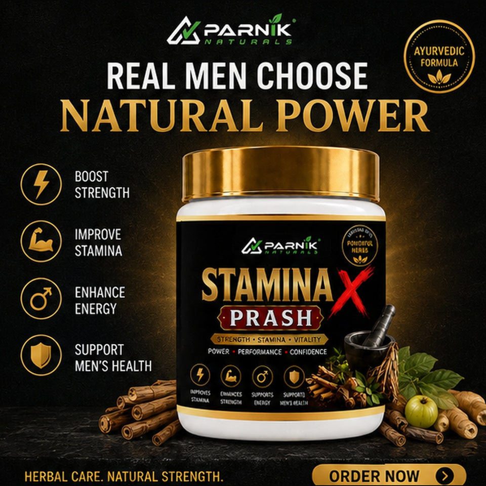 Parnik Naturals Stamina X Prash 500g – Ayurvedic Herbal Wellness Supplement for Men