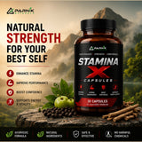 Parnik Naturals Stamina x 500Mg Capsules | Ayurvedic Men’s Vitality Support Supplement | Energy, Strength, Endurance & Wellness Support | 30 Capsules